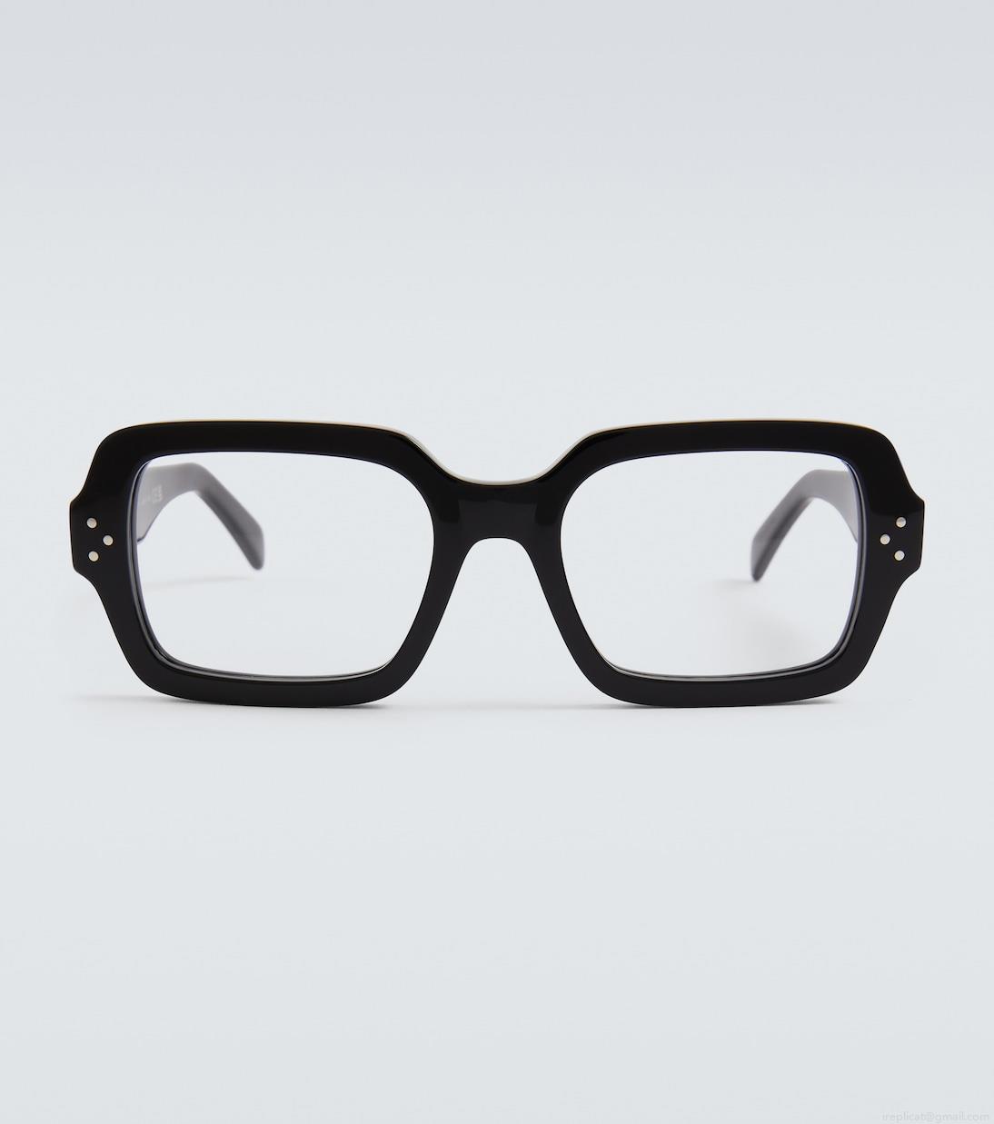 Celine EyewearBold 3 Dots rectangular glasses