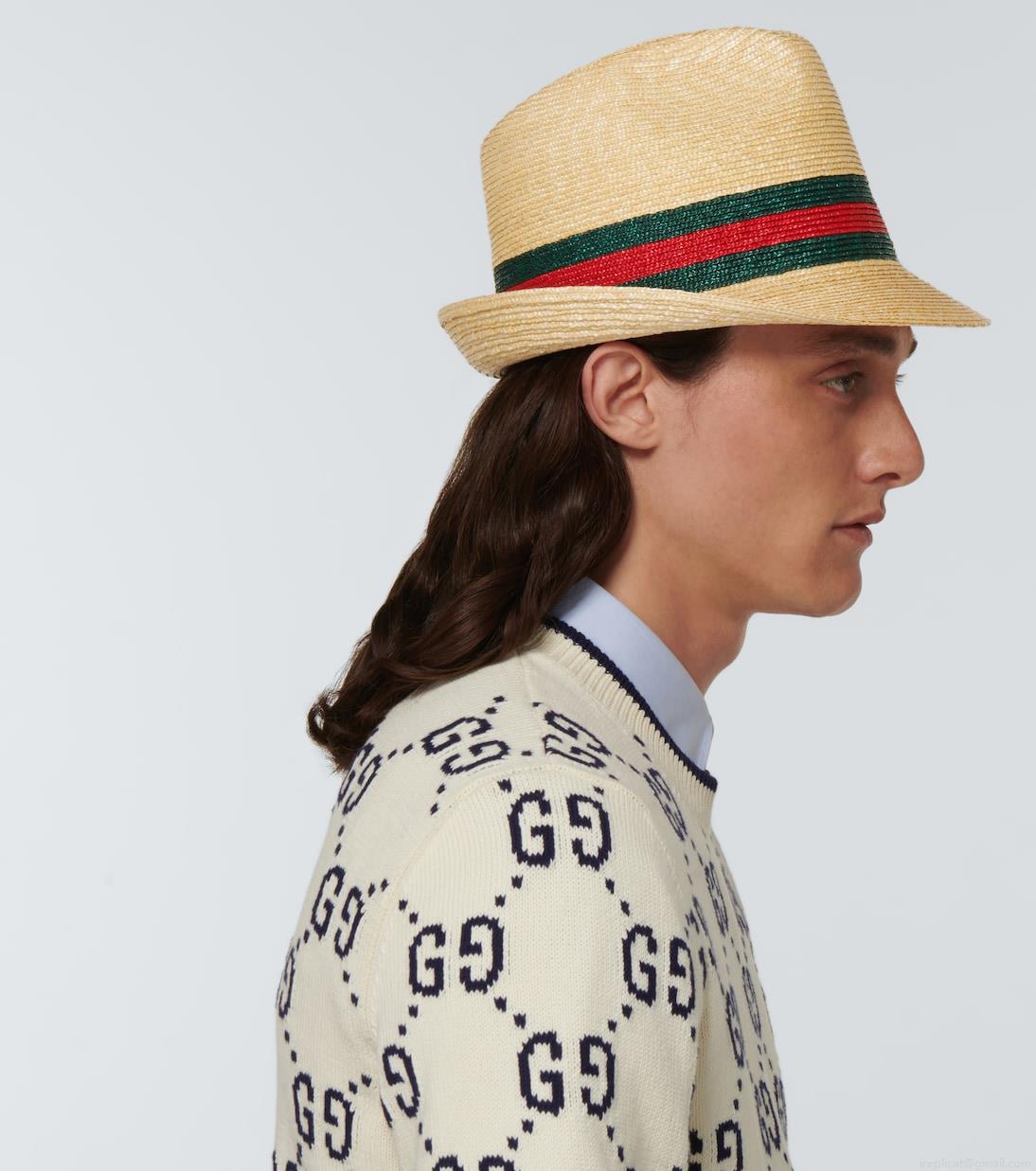 GucciStraw bucket hat