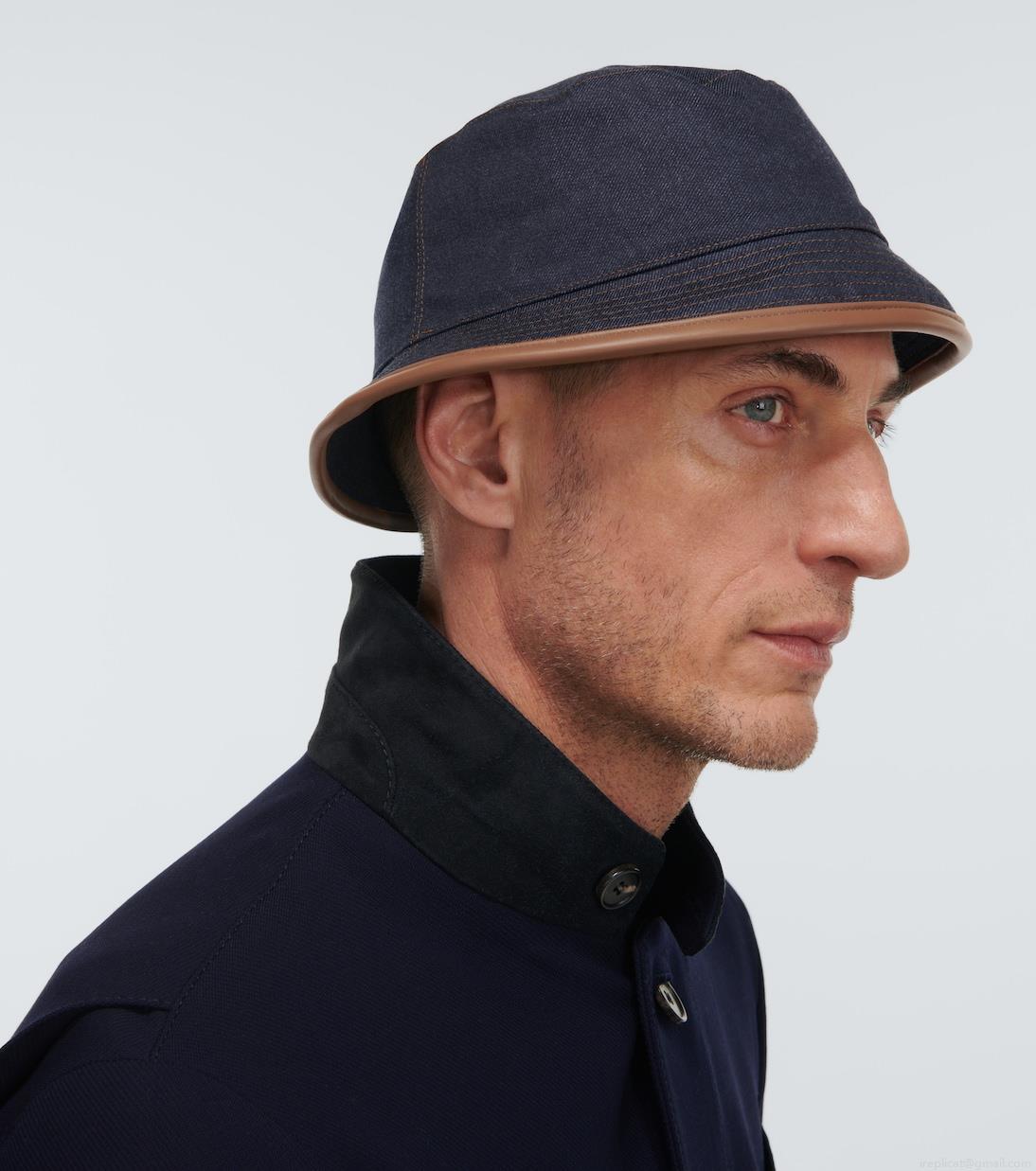 Loro PianaWool, cotton and cashmere bucket hat