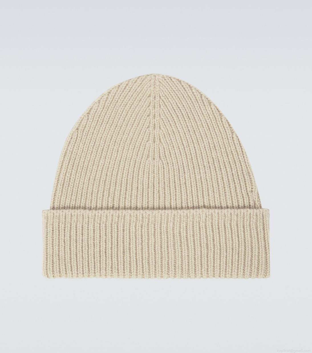 BurberryEKD ribbed-knit cashmere beanie