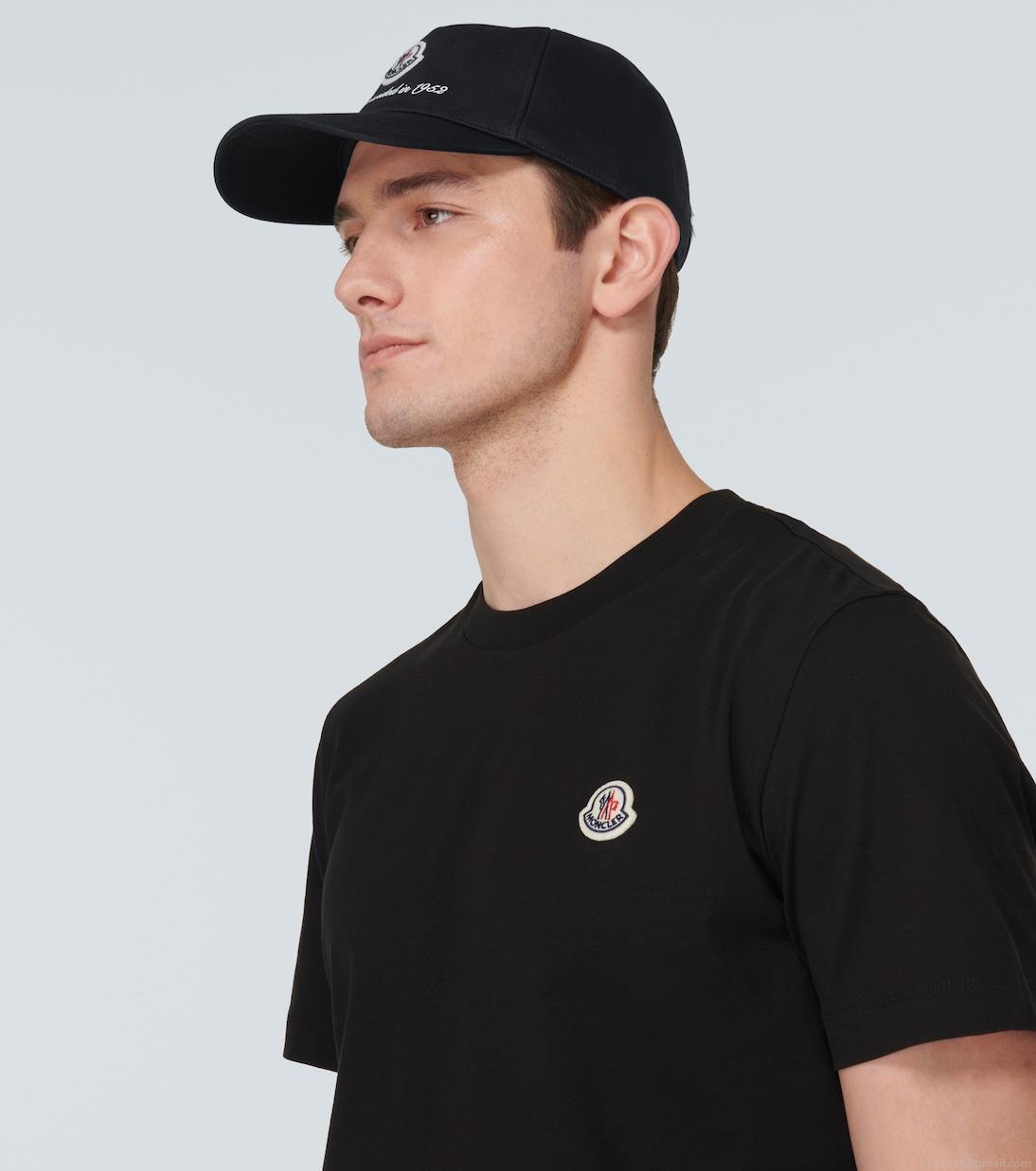 MonclerLogo cotton baseball cap