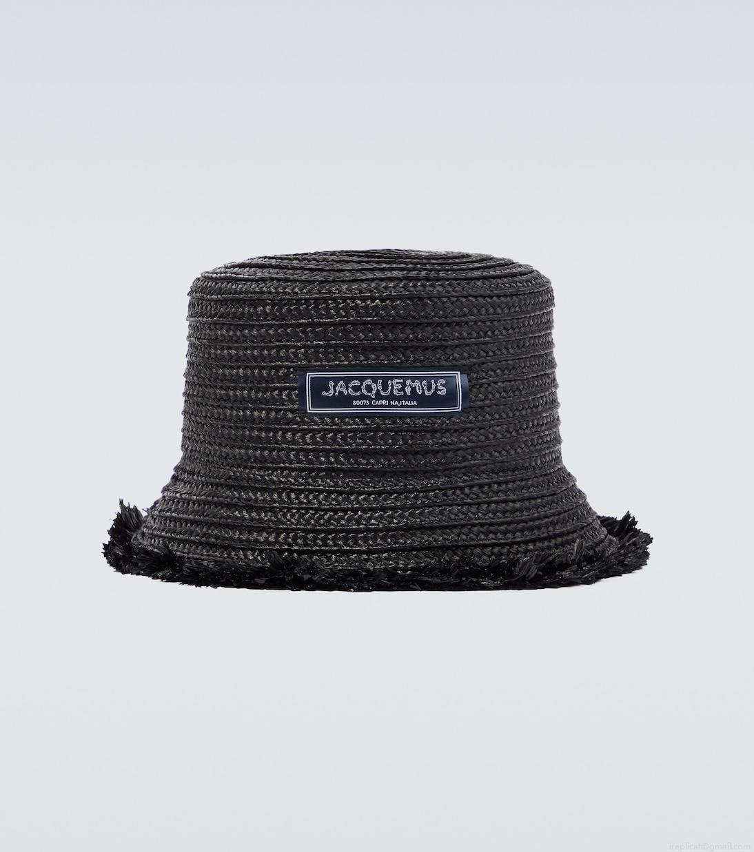 JacquemusLe Bob Bacino raffia bucket hat