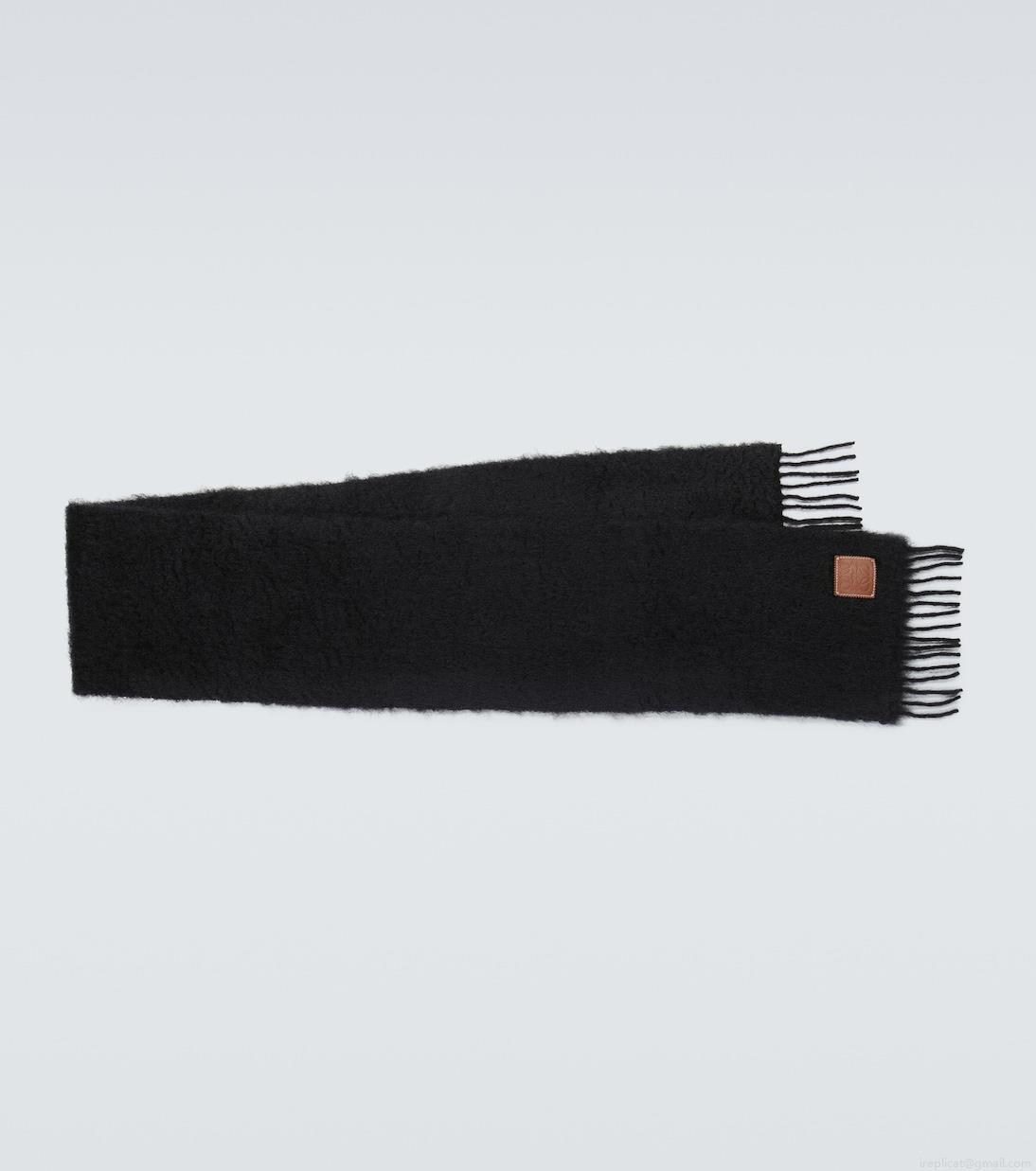 LoeweMohair and wool scarf