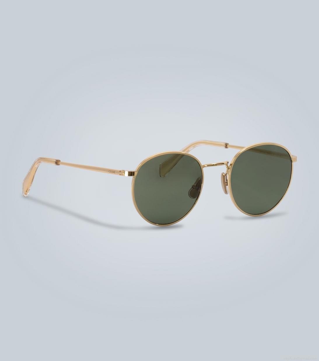 Celine EyewearRounded metal frame sunglasses Celine EyewearRounded metal frame sunglasses