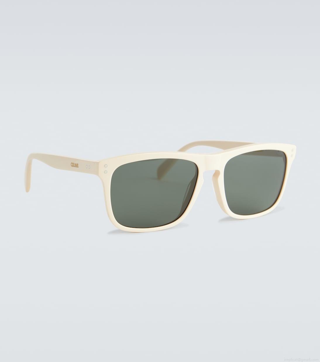 Celine EyewearRectangular acetate sunglasses