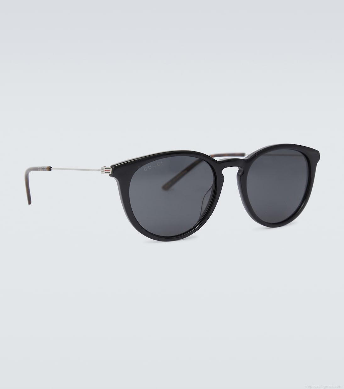 GucciRound acetate and metal sunglasses GucciRound acetate and metal sunglasses