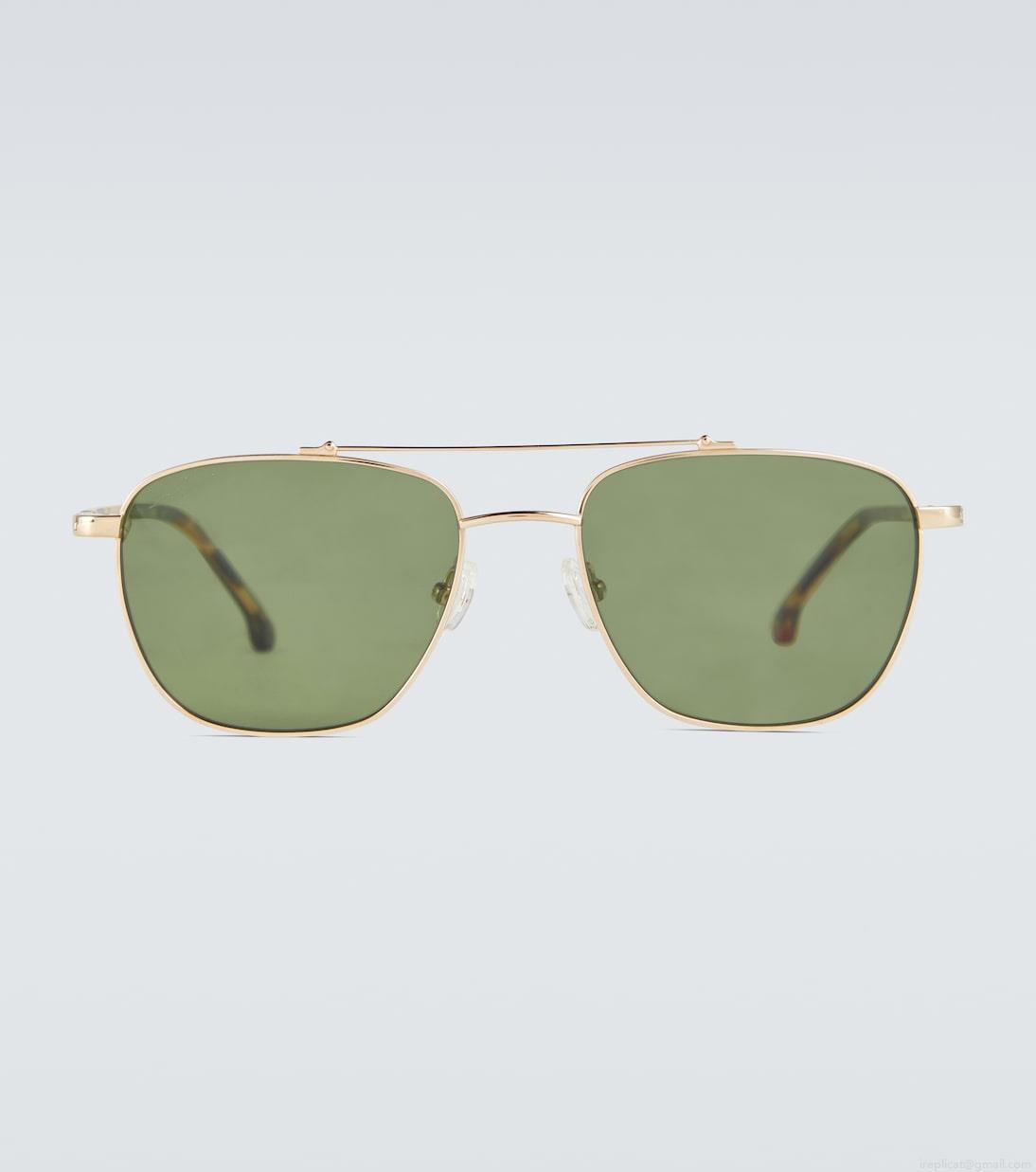 Loro PianaOpen aviator sunglasses