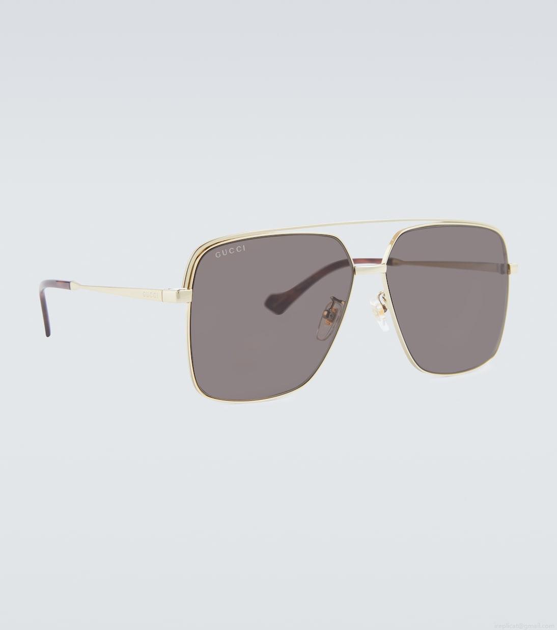 GucciAviator metal sunglasses