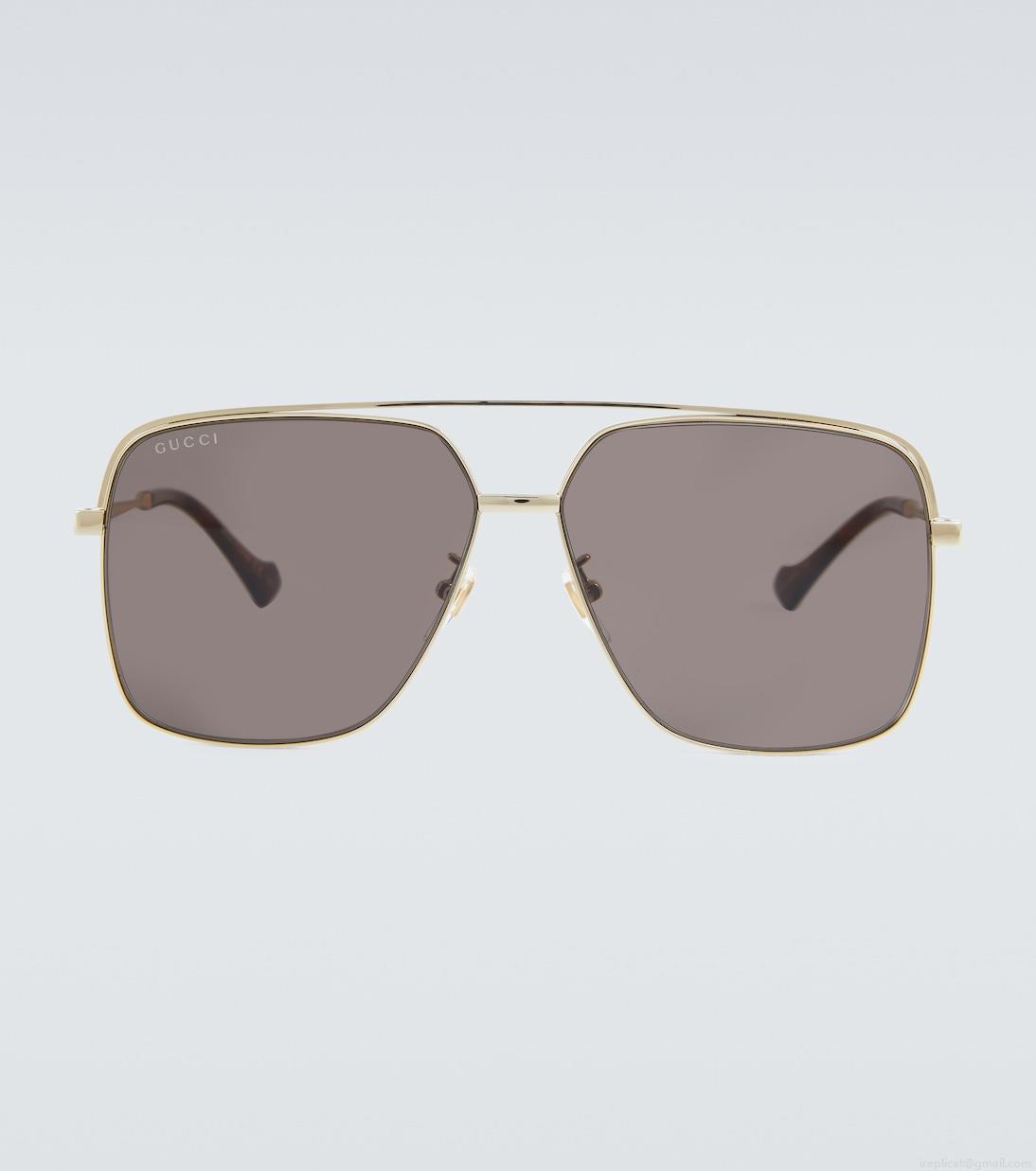 GucciAviator metal sunglasses