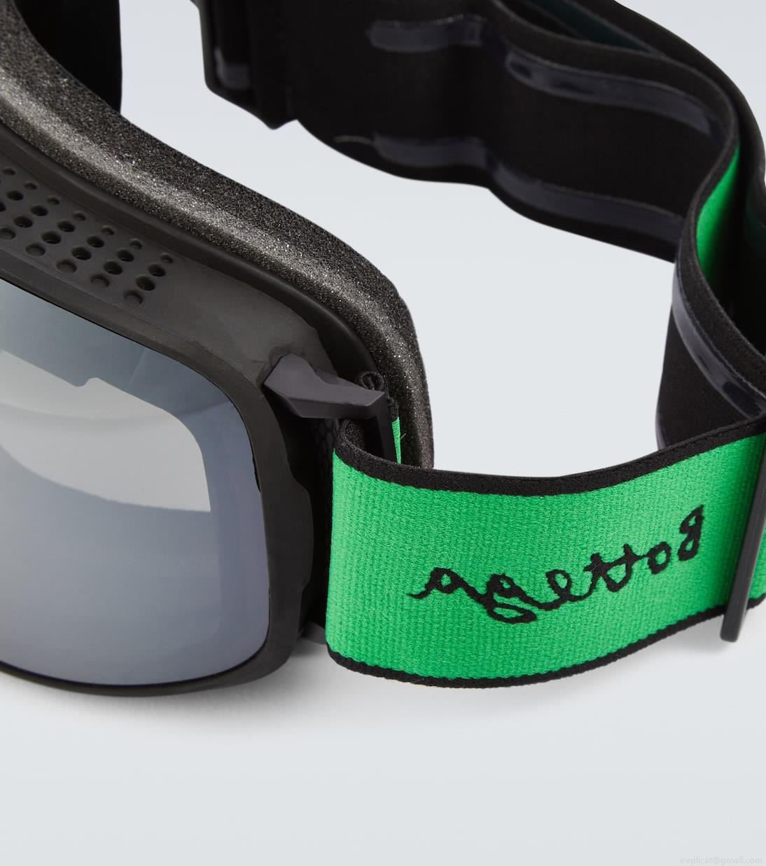 Bottega VenetaLogo ski goggles