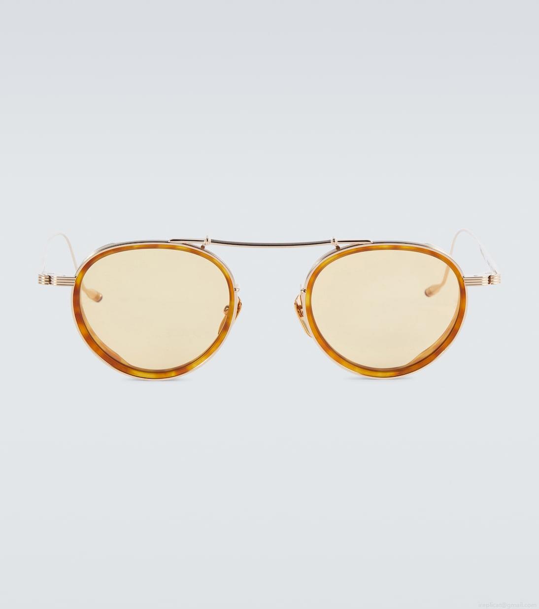 Jacques Marie MageApollinaire browline sunglasses