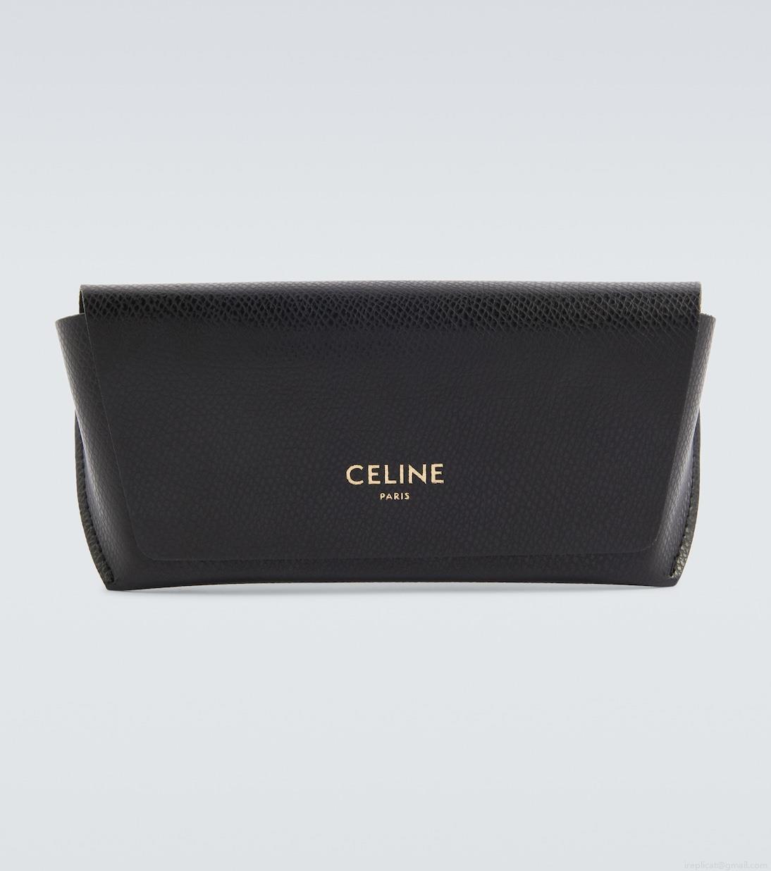 Celine EyewearThin 2 Dots square glasses