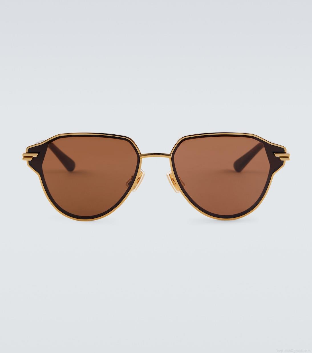 Bottega VenetaGlaze aviator sunglasses