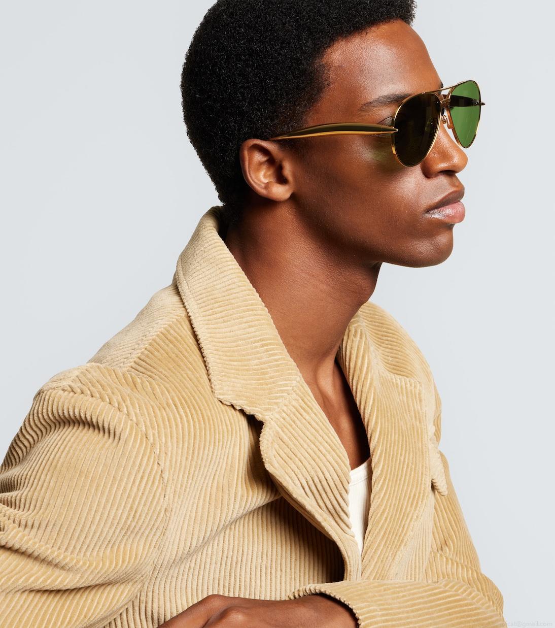 Bottega VenetaSardine aviator sunglasses