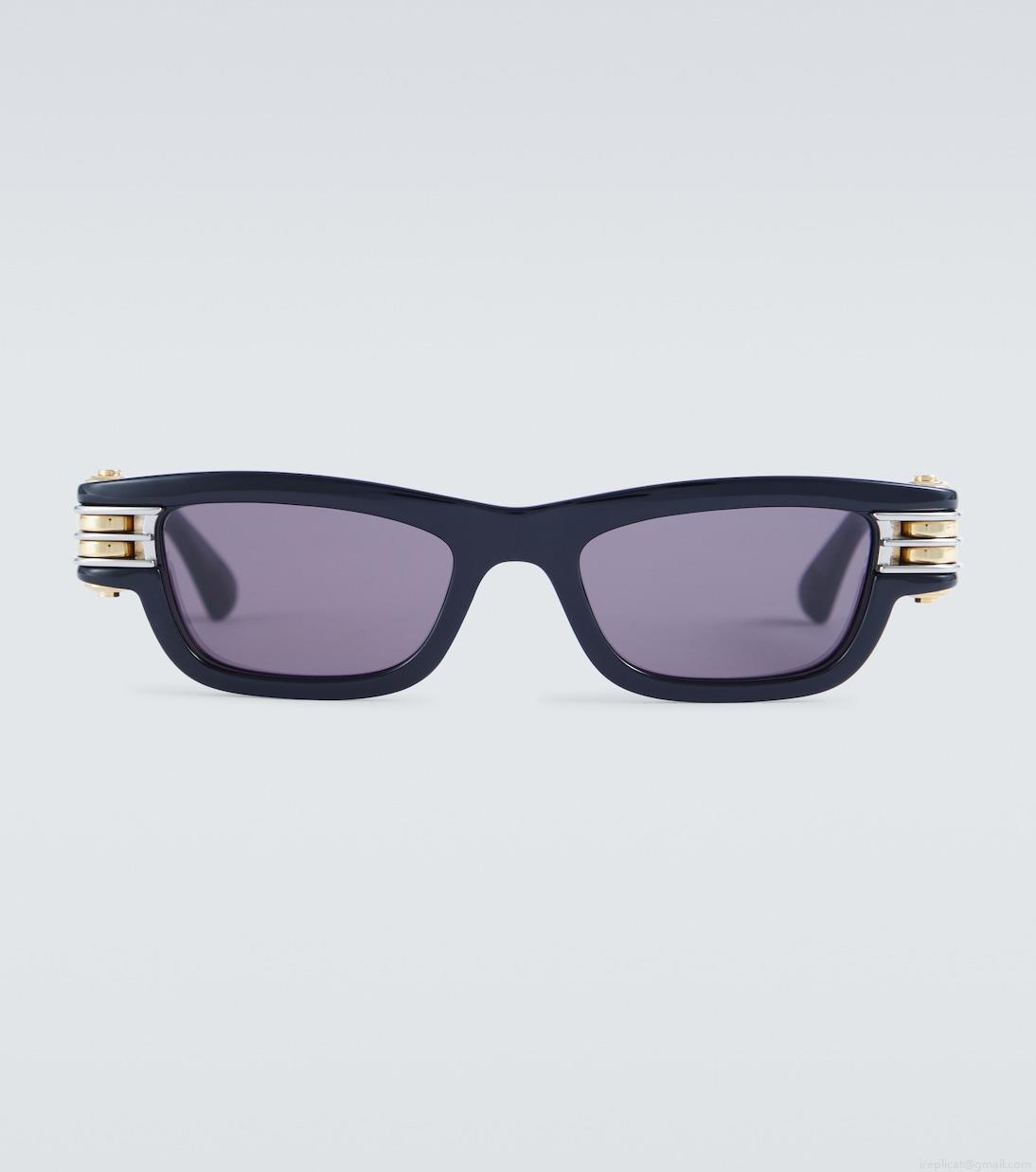 Bottega VenetaBolt rectangular sunglasses