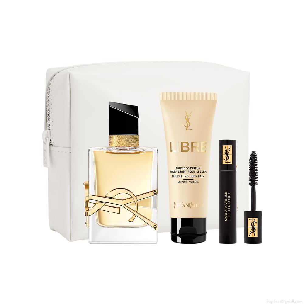 Kit Perfume Yves Saint Laurent Libre Eau de Parfum Feminino 90 ml + Máscara De Cílios + Loção 50 ml