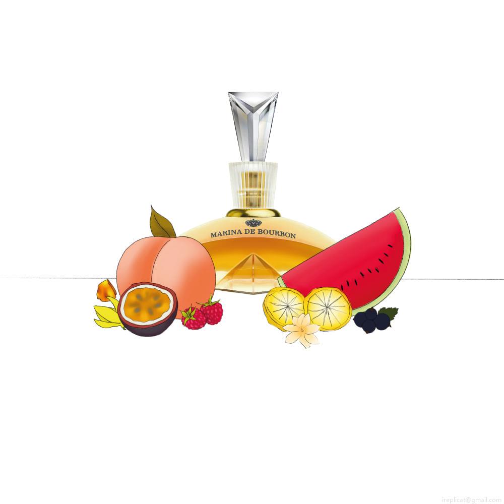 Kit Perfume Marina De Bourbon Classique Eau de Parfum Feminino 100 ml + Loção Corporal 100 ml + Necessaire