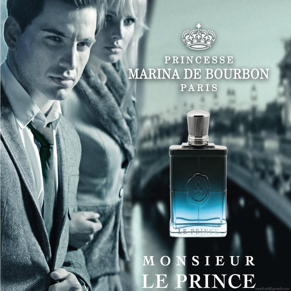 Perfume Marina De Bourbon Le Prince Intense Man Eau de Parfum Masculino 100 ml Perfume Marina De Bourbon Le Prince Intense Man Eau de Parfum Masculino 100 ml