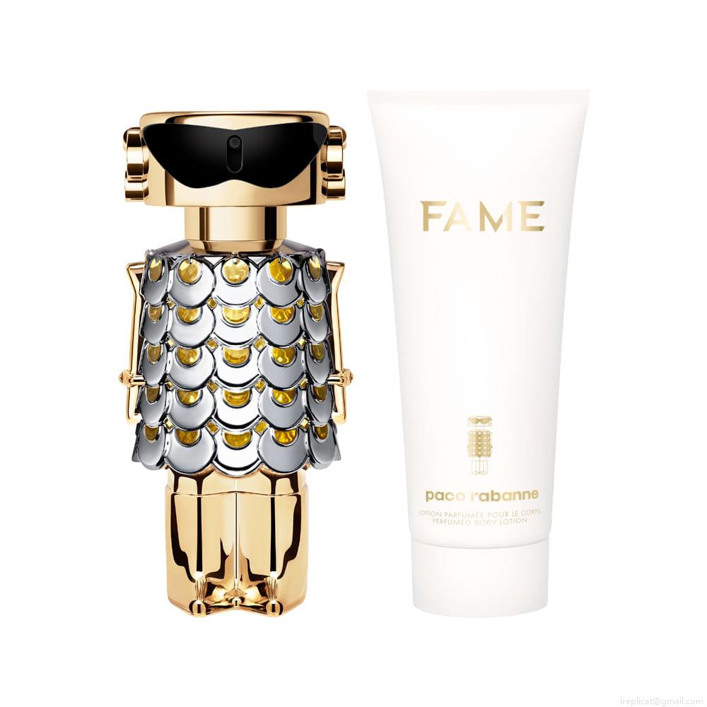 Kit Perfume Paco Rabanne Fame Feminino Eau de Parfum 80 ml + Creme Corporal 100 ml