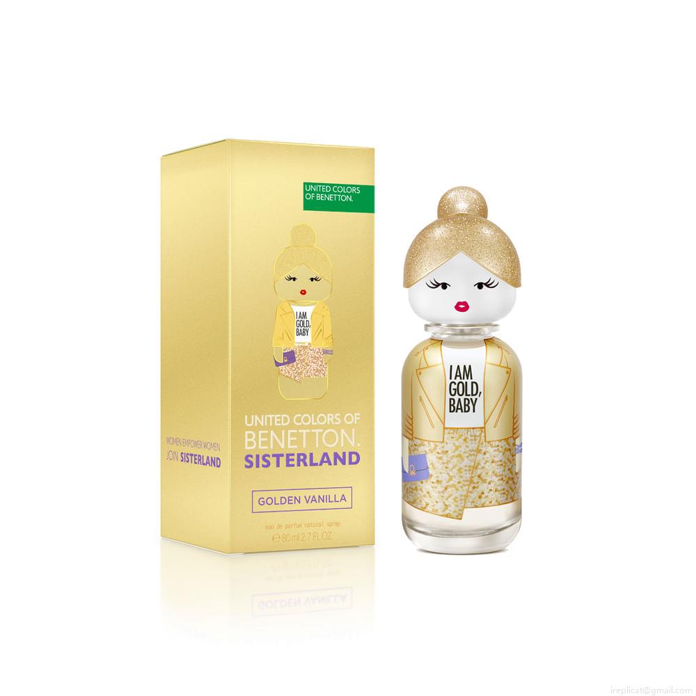 Perfume United Colors Of Benetton Sisterland Golden Vanilla Feminino Eau de Parfum 80 ml