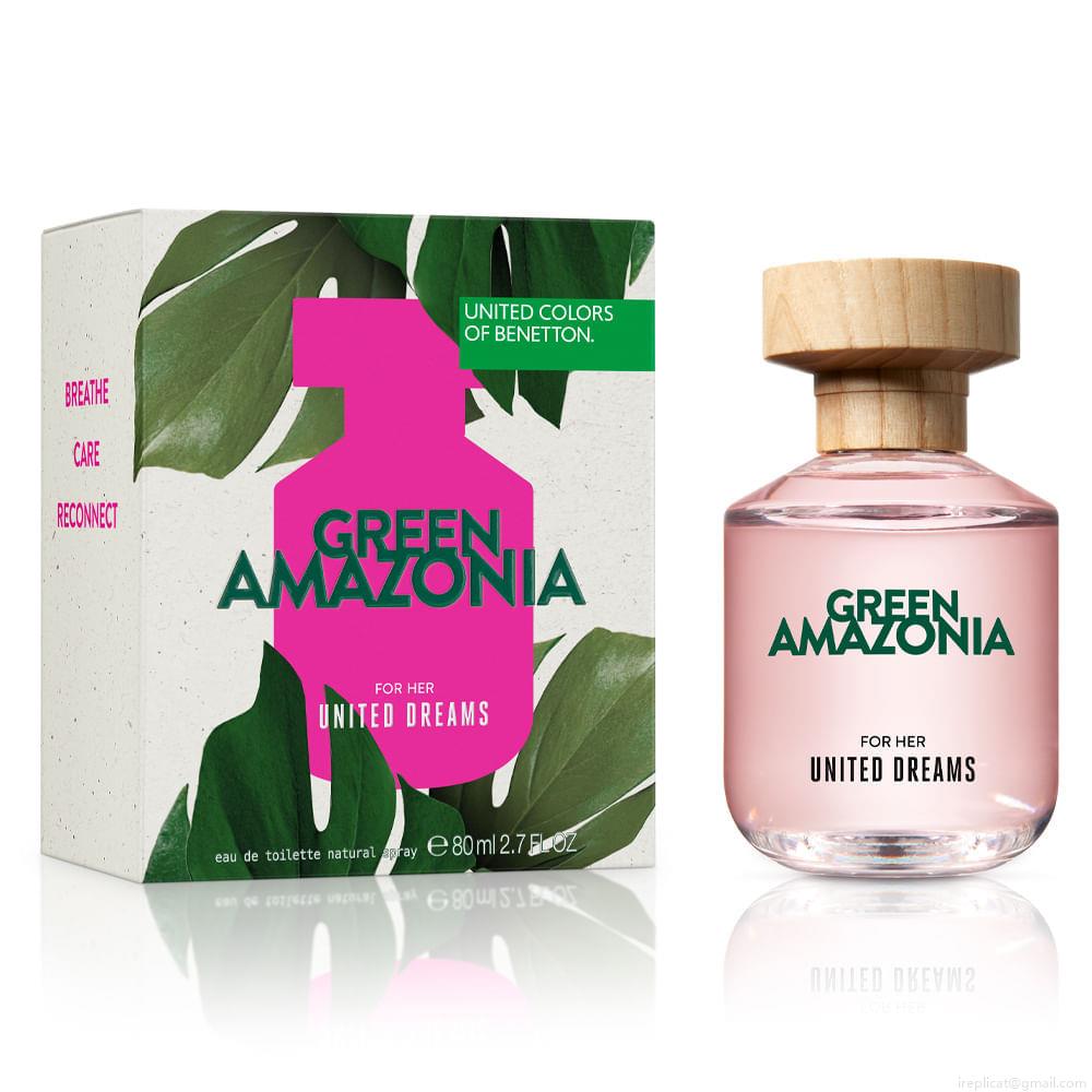 Perfume United Colors Of Benetton Dreams Green Amazônia Feminino Eau de Toilette 80 ml