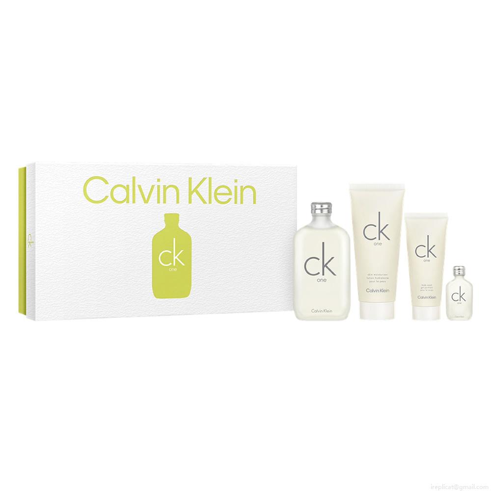 Kit Perfume Calvin Klein Ck One Eau de Toilette Feminino 200 ml + Gel De Banho 100 ml + Loção Corporal 100 ml + Miniatura 15 ml