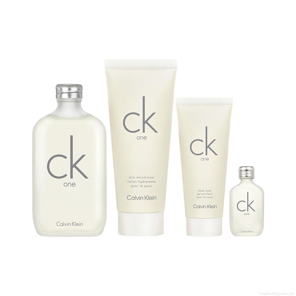 Kit Perfume Calvin Klein Ck One Eau de Toilette Feminino 200 ml + Gel De Banho 100 ml + Loção Corporal 100 ml + Miniatura 15 ml