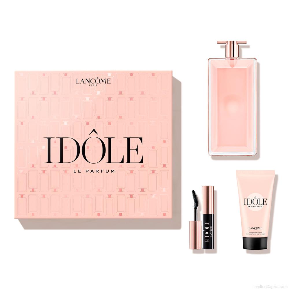 Kit Perfume Lancôme Idôle Feminino Eau de Parfum50ml + Loção Corporal 50ml + Máscara De Cílios Lash 2,5ml