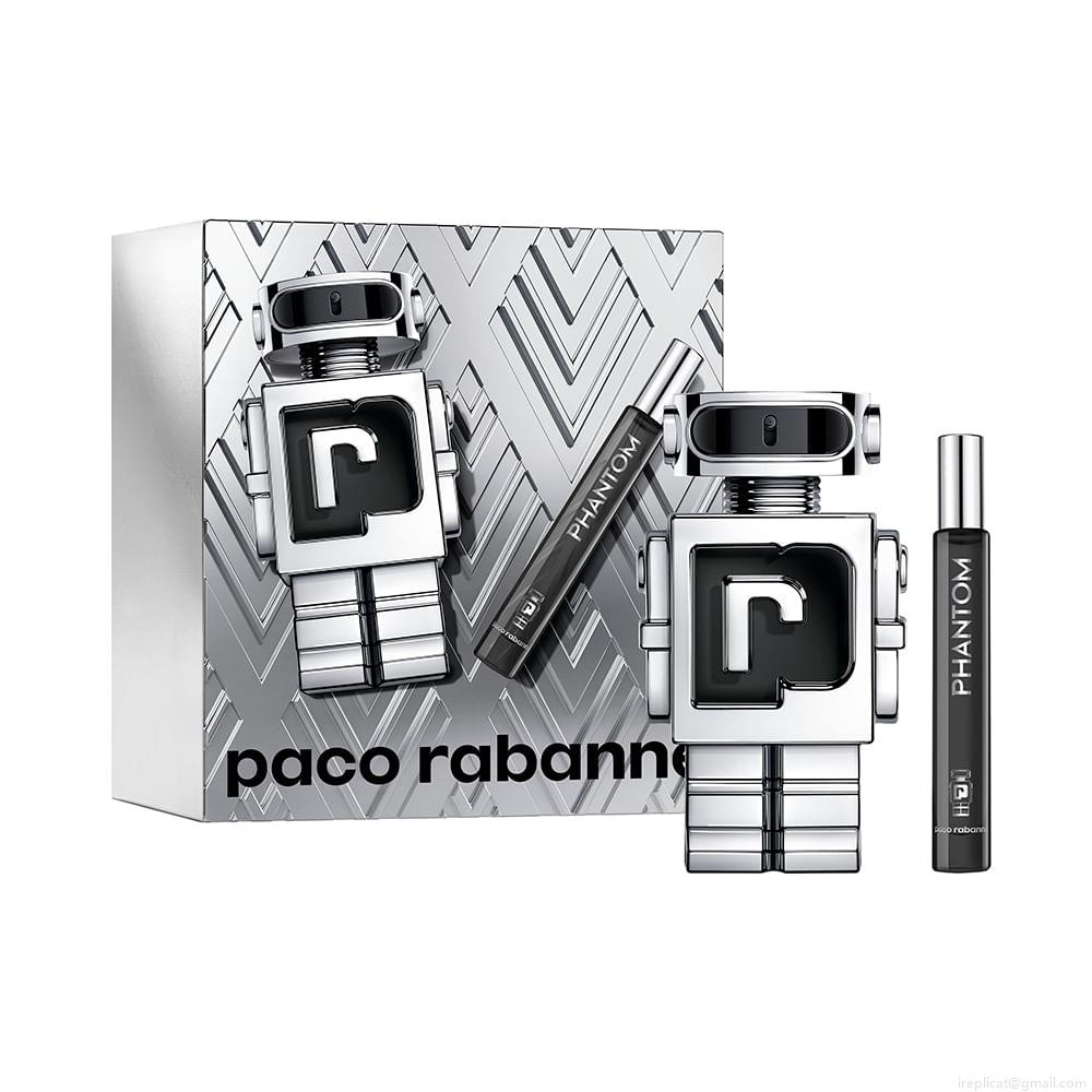 Kit Perfume Paco Rabanne Phantom Eau de Toilette Masculino 100 ml + Miniatura 10 ml Kit Perfume Paco Rabanne Phantom Eau de Toilette Masculino 100 ml + Miniatura 10 ml