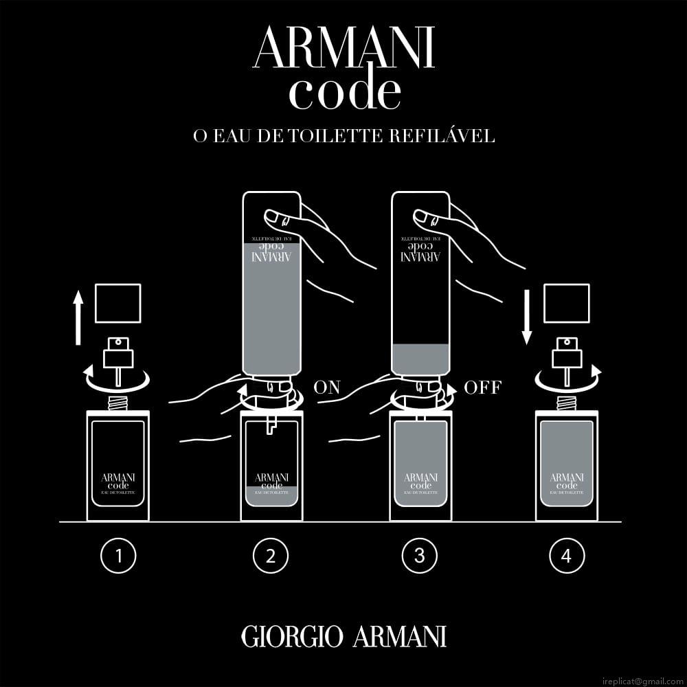 Perfume Giorgio Armani New Code Masculino Eau de Toilette Recarregável 50 ml