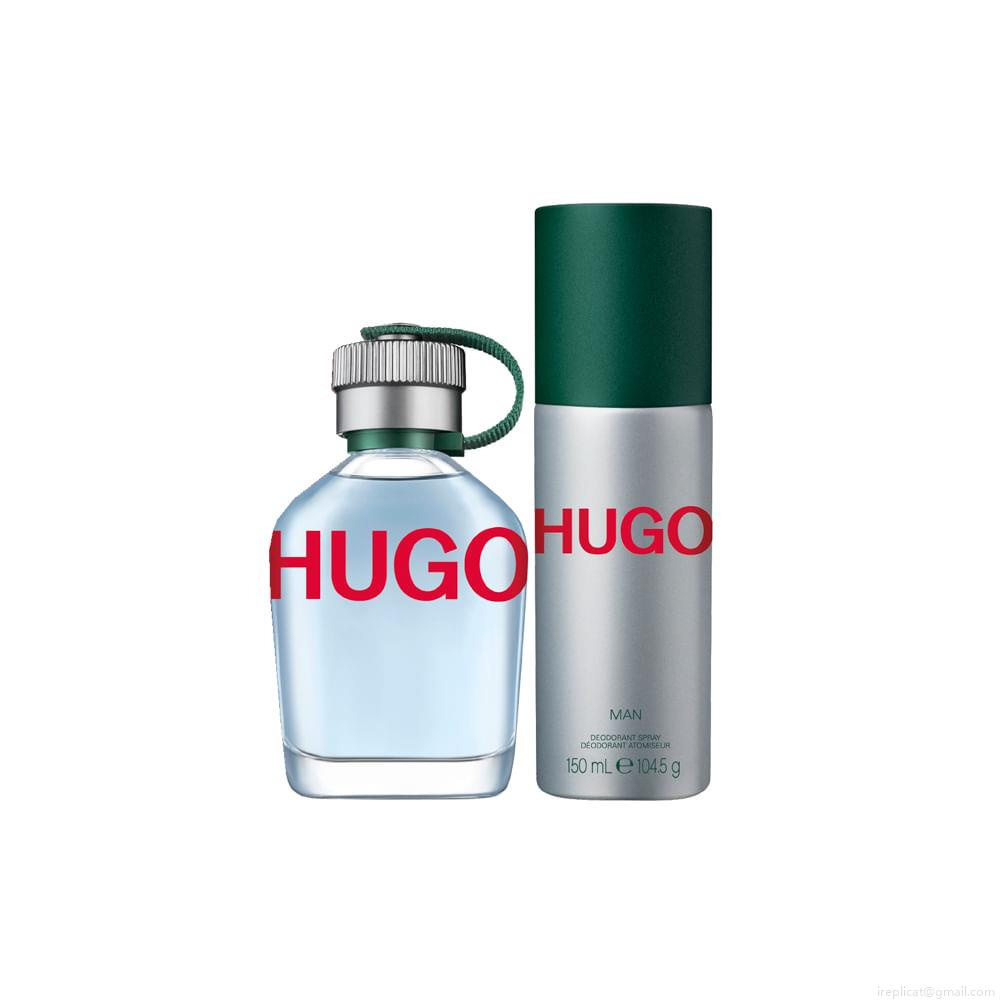 Kit Hugo Boss Hugo Man Masculino Eau de Toilette 75 ml + Desodorante 150 ml