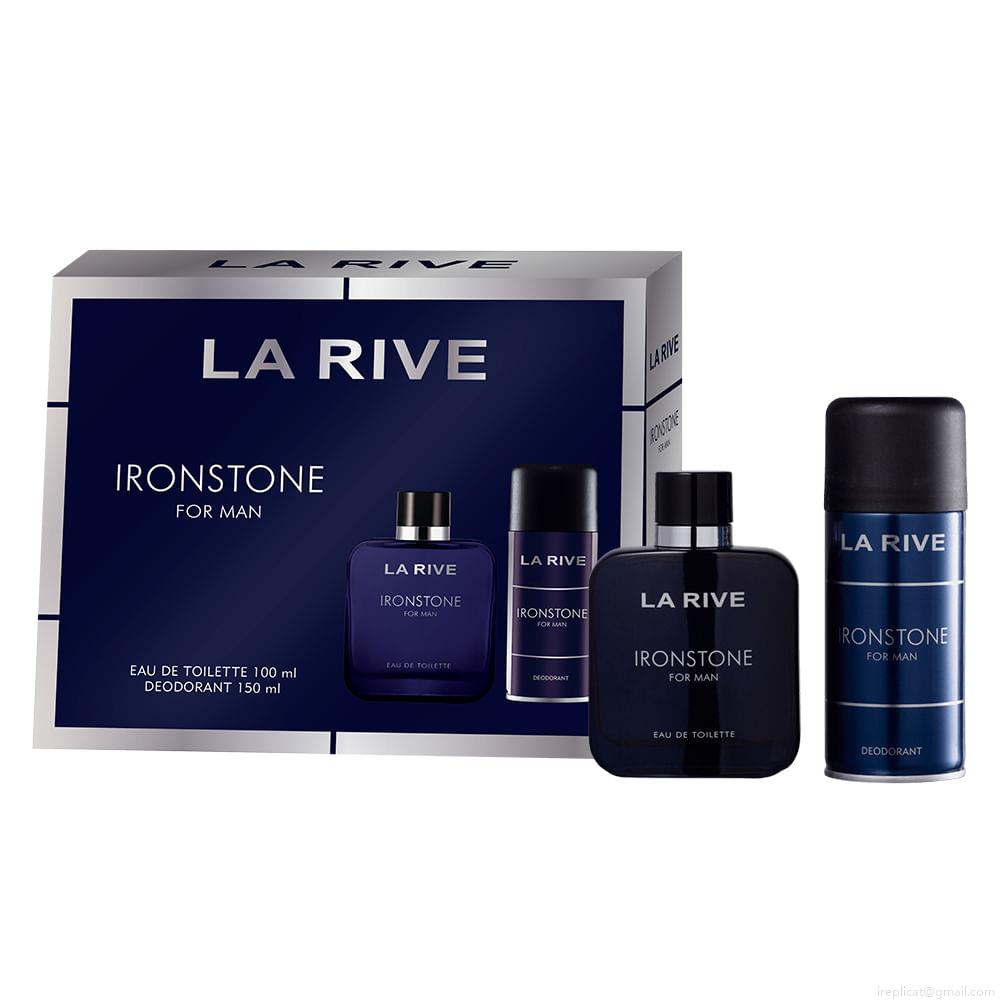 Kit Perfume La Rive Ironstone Masculino Eau de Toilette 100 ml + Desodorante 150 ml