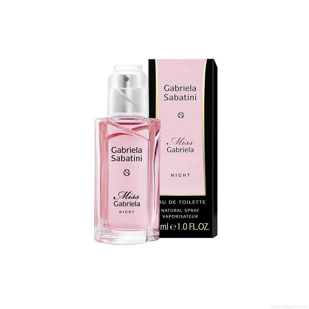 Perfume Gabriela Sabatini Miss Gabriela Night Feminino Eau de Toilette 30 ml Perfume Gabriela Sabatini Miss Gabriela Night Feminino Eau de Toilette 30 ml