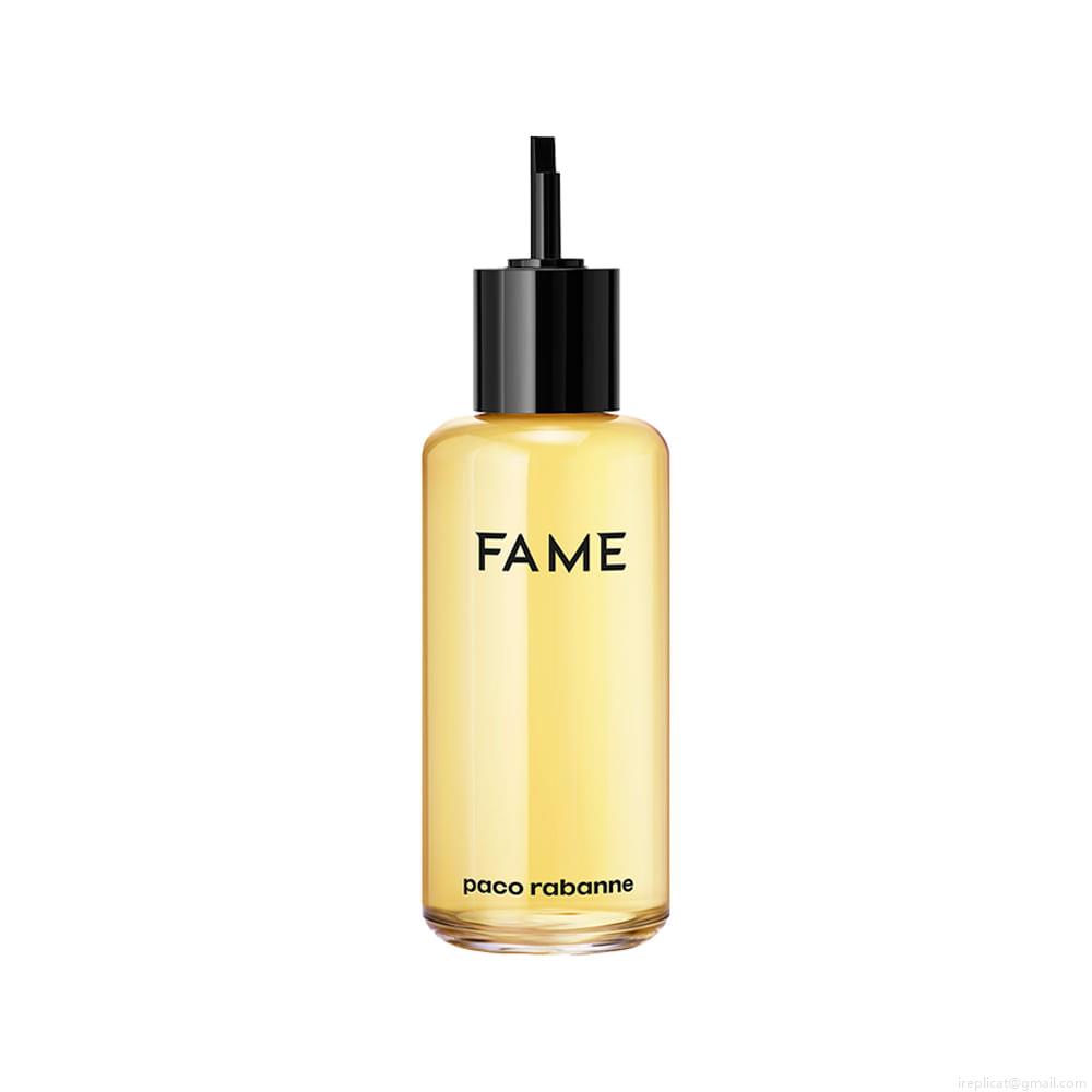 Kit Perfume Paco Rabanne Fame Feminino Eau de Parfum 200 ml Refil + Perfume 80 ml Recarregável