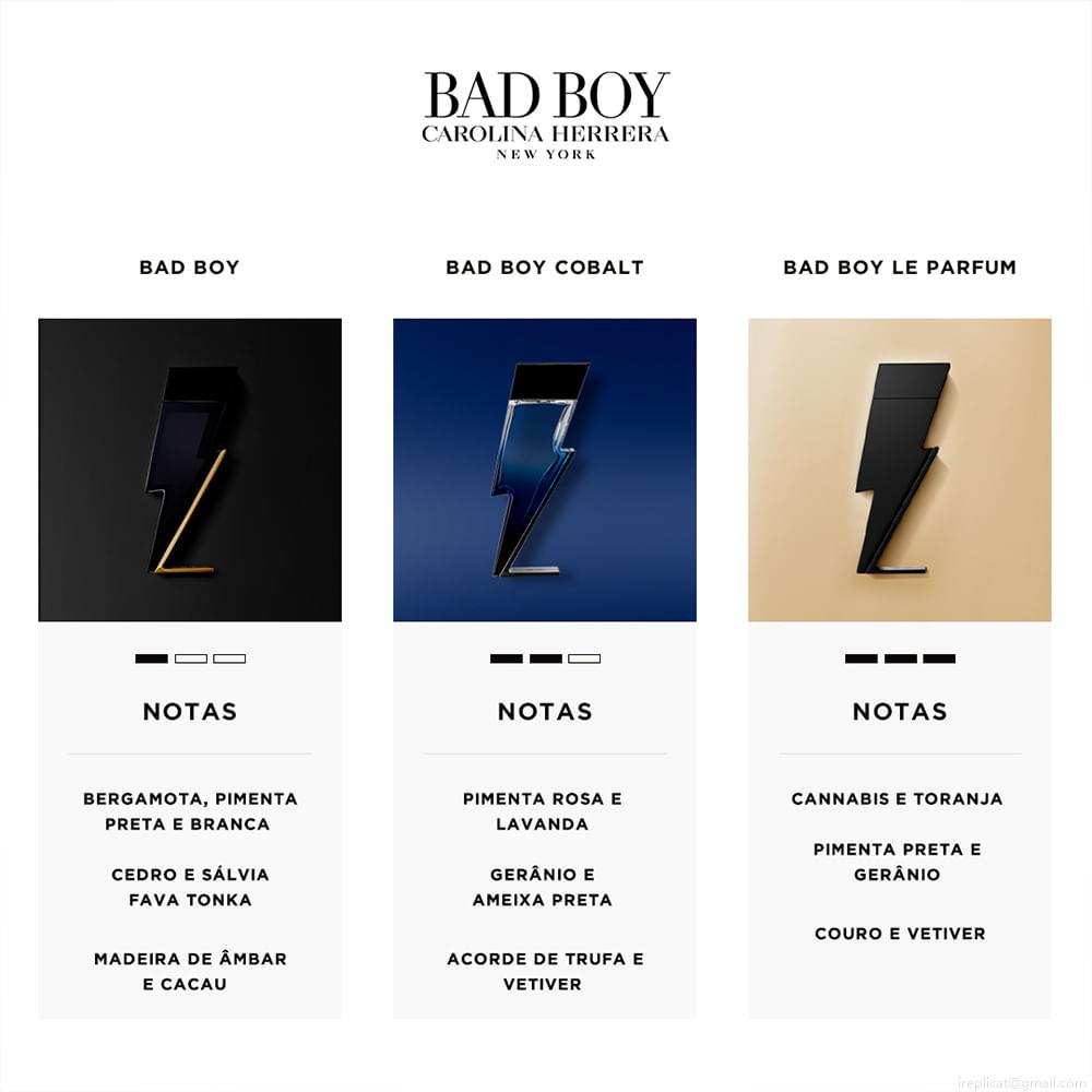 Perfume Carolina Herrera Bad Boy Cobalt Eau de Parfum Masculino 50 ml Perfume Carolina Herrera Bad Boy Cobalt Eau de Parfum Masculino 50 ml