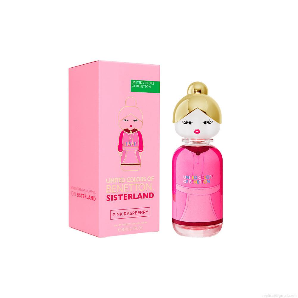 Perfume Benetton Sisterland Pink Raspeberry Feminino Eau de Toilette 80 ml