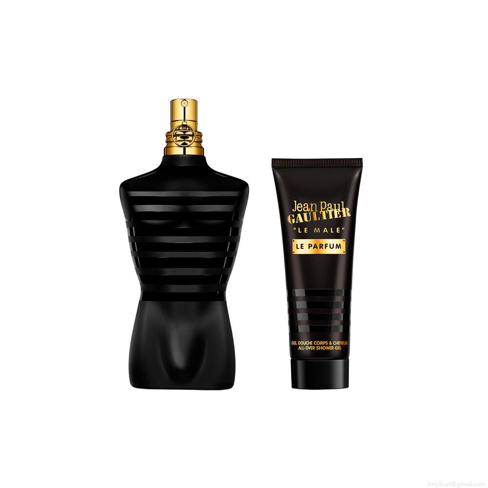 Kit Perfume Jean Paul Gaultier Le Male Le Parfum Masculino Eau de Parfum 125 ml + Gel de Banho 75 ml