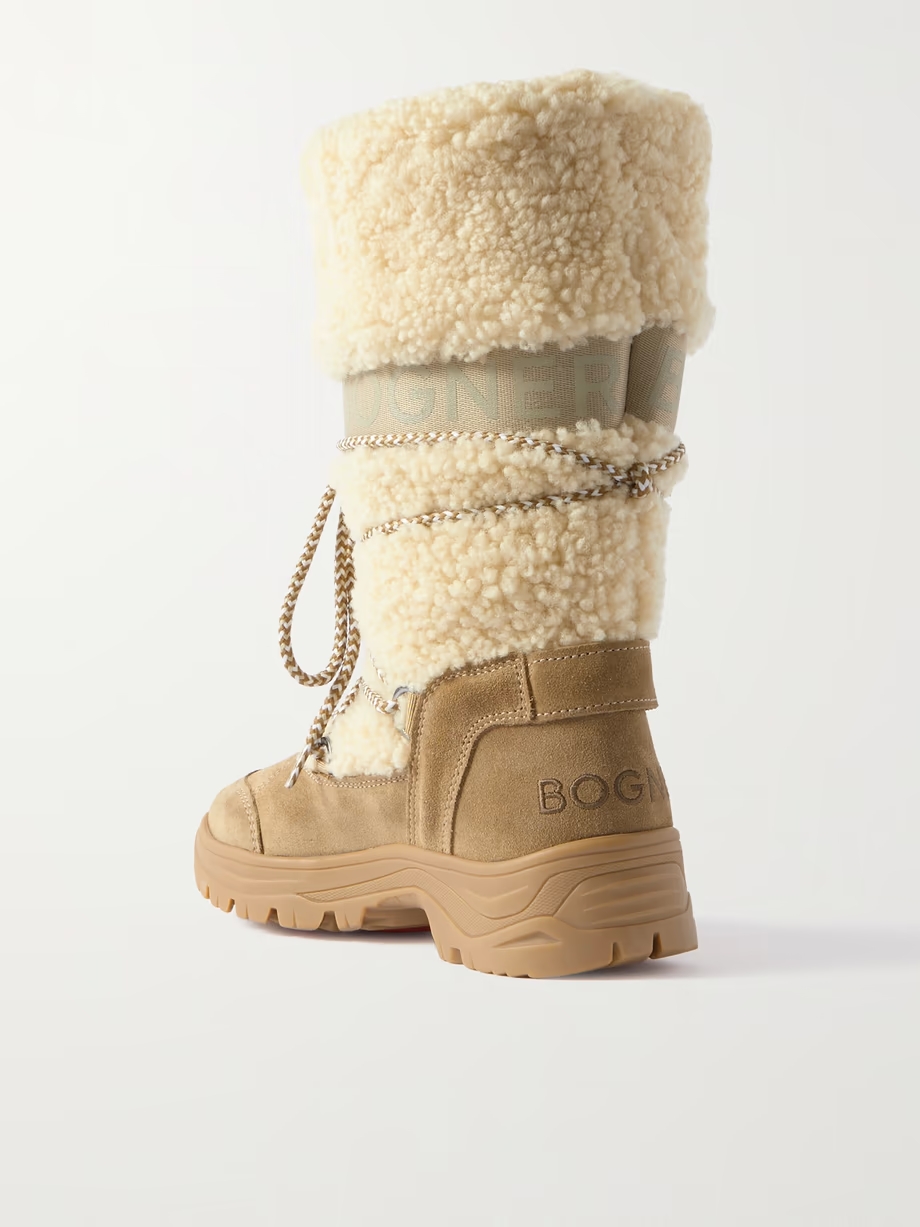 Alta Badia 2 B shearling and suede snow boots