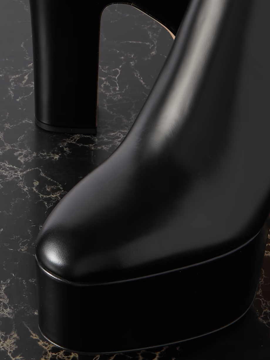 Tan-Go 120 leather platform ankle boots Tan-Go 120 leather platform ankle boots