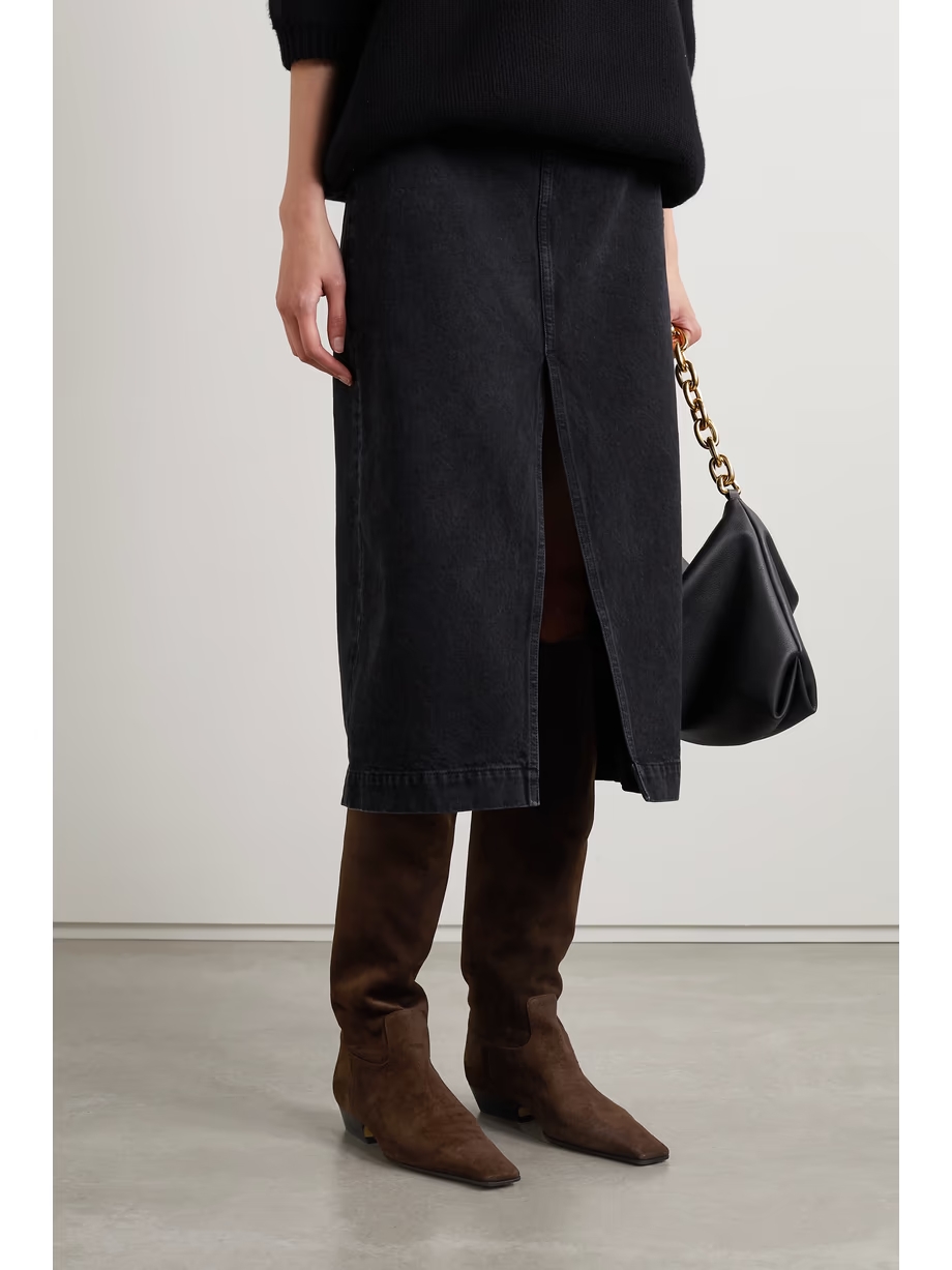 Marfa suede knee boots