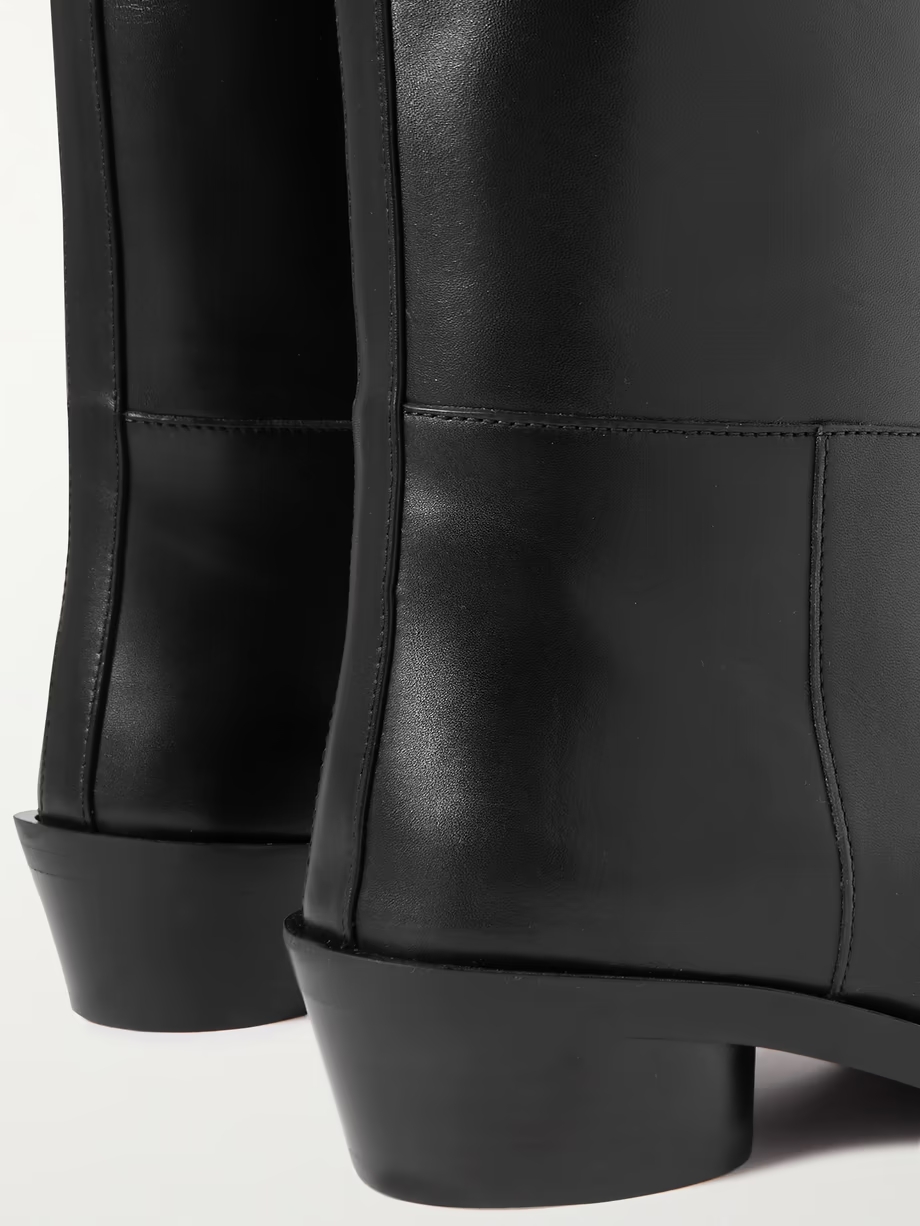 Bronco leather knee boots