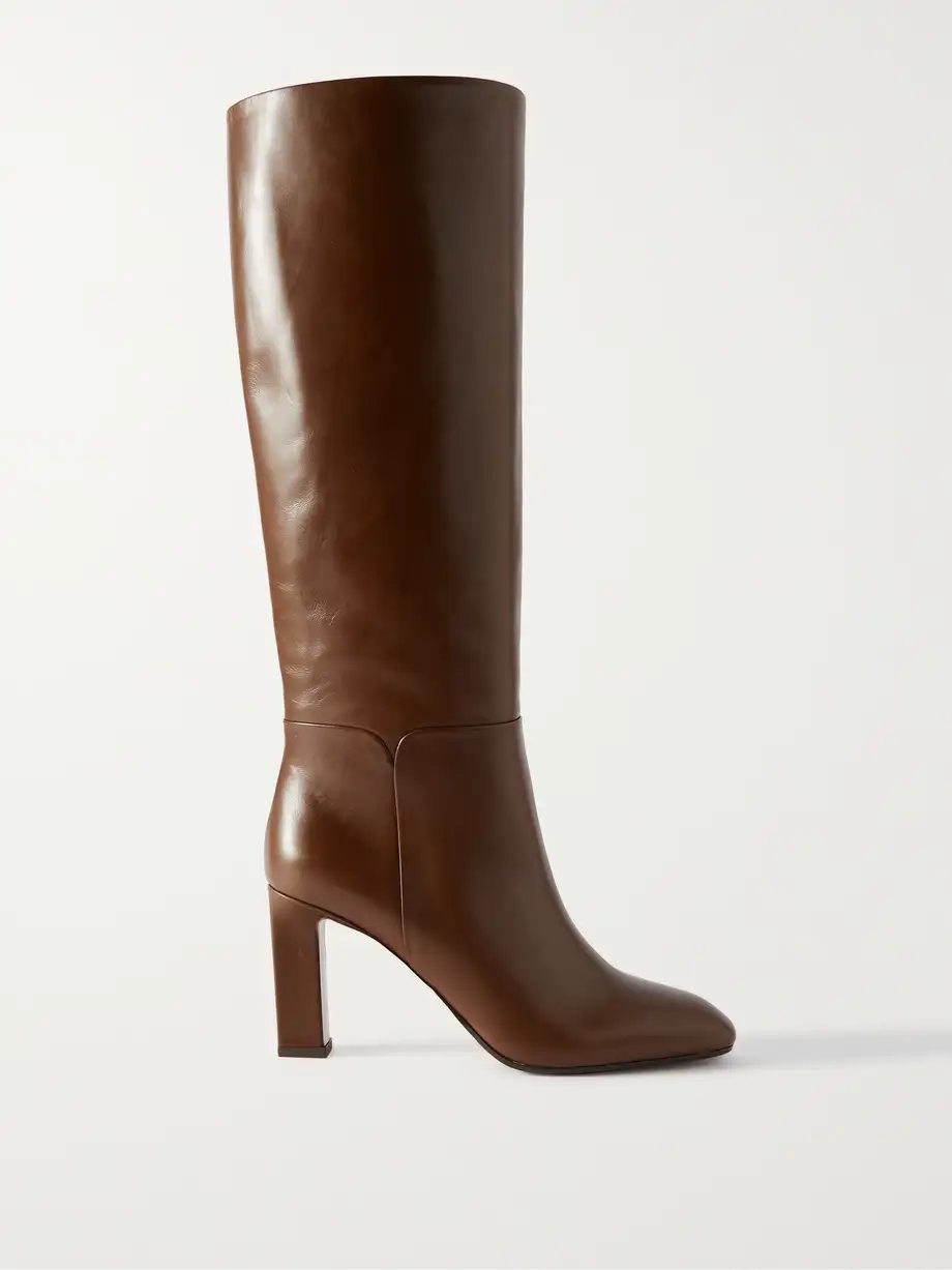 Sellier 85 leather knee boots