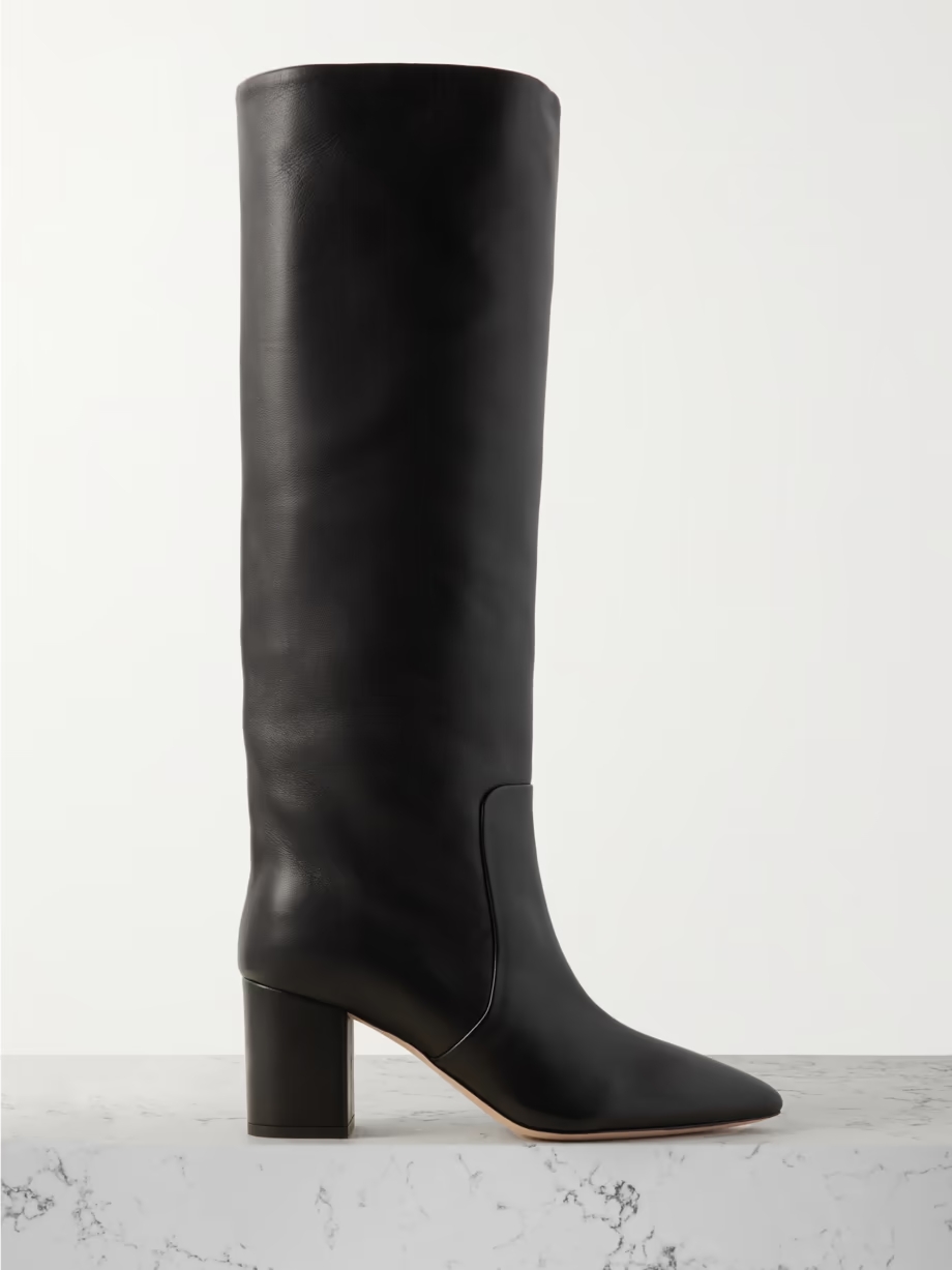 Anja leather knee boot