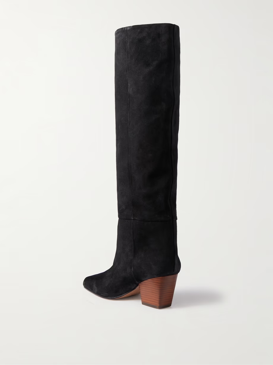 Jane suede knee boots