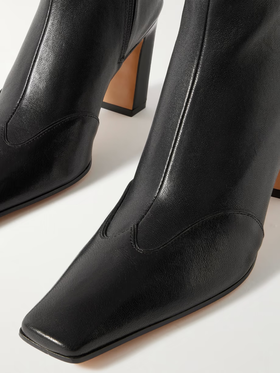 Nevada leather ankle boots