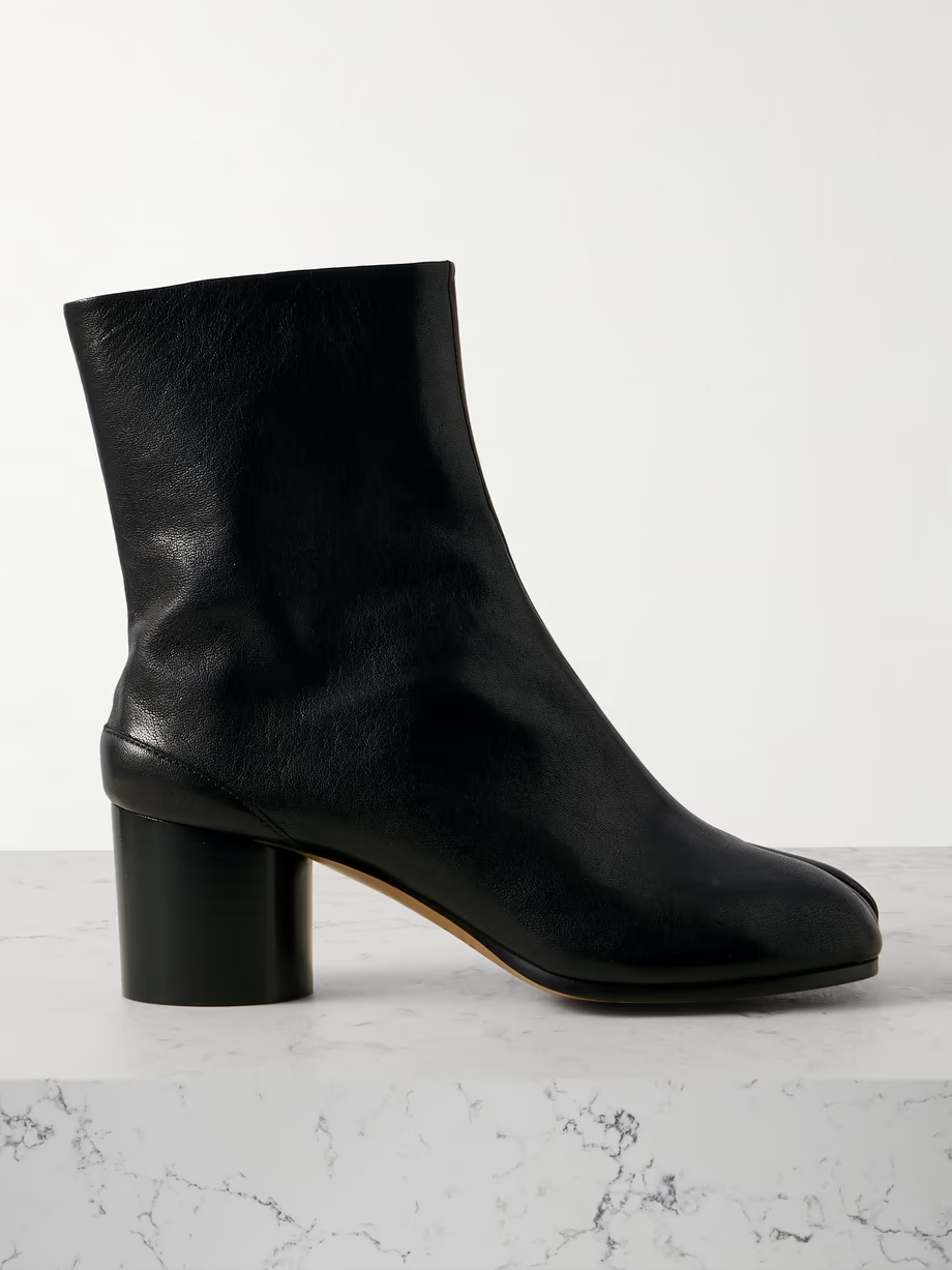 Tabi split-toe leather ankle boots Tabi split-toe leather ankle boots