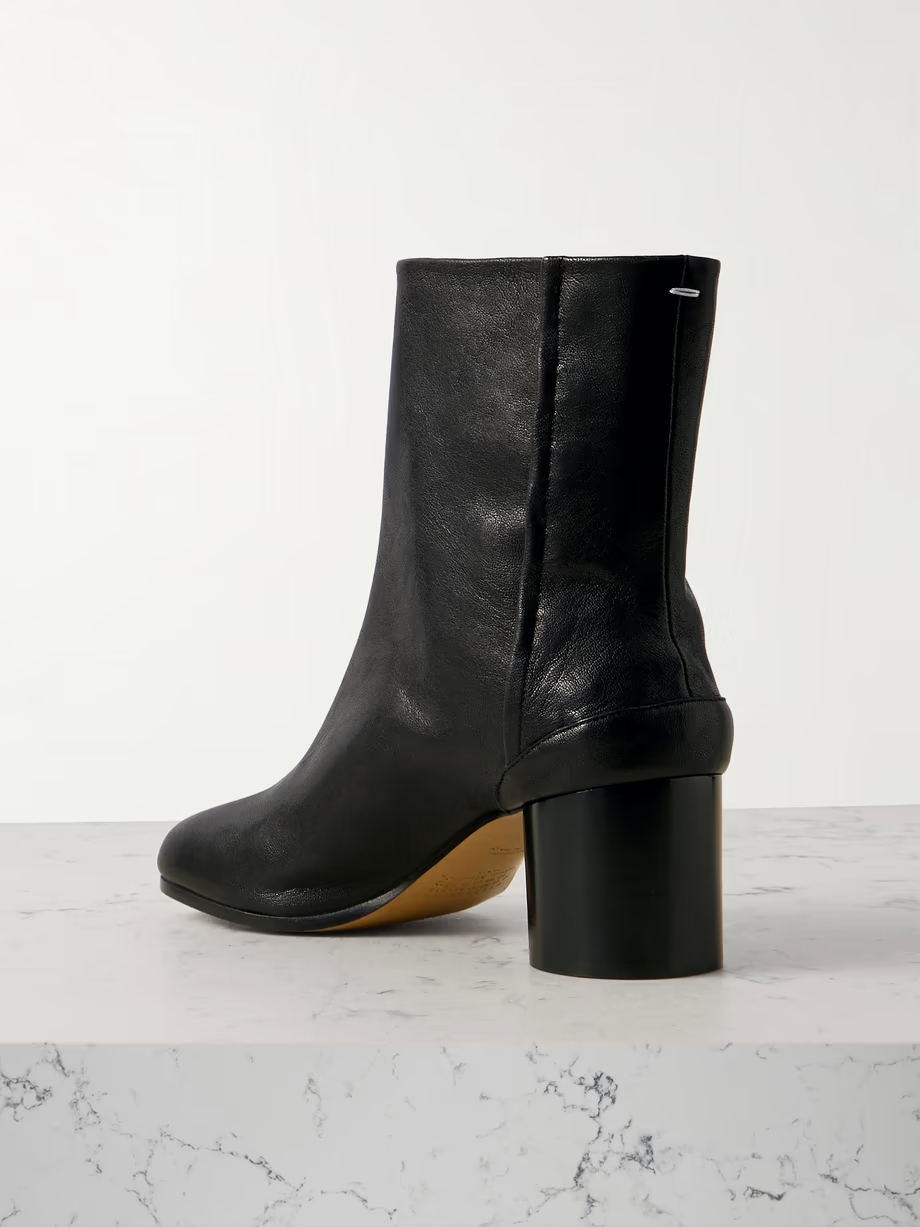 Tabi split-toe leather ankle boots Tabi split-toe leather ankle boots