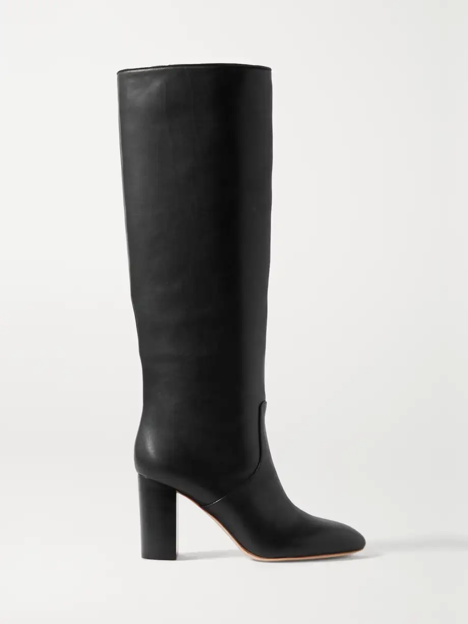 + NET SUSTAIN Goldy leather knee boots