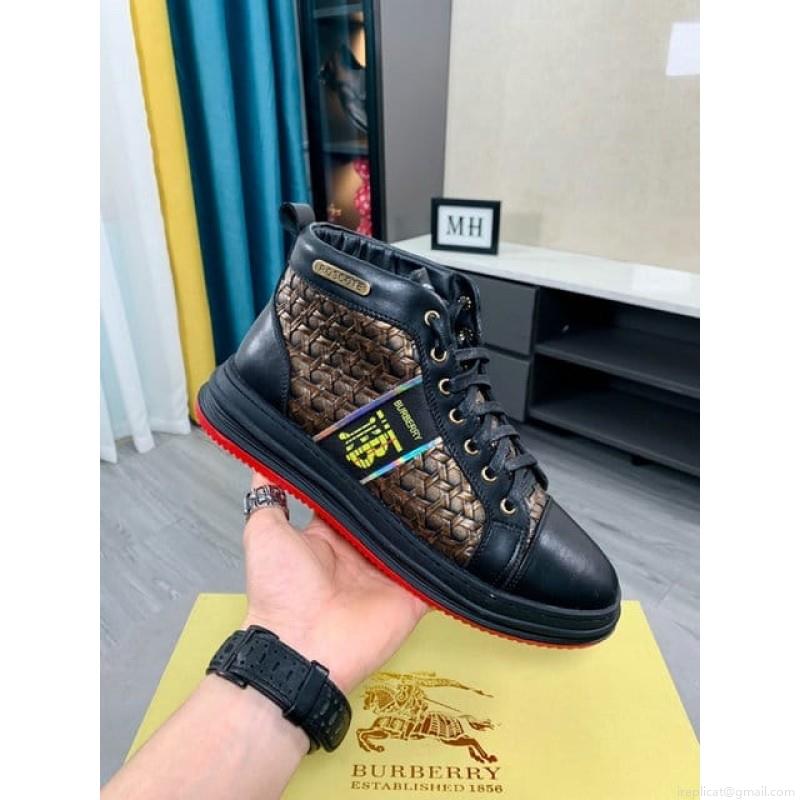 Burberry High help man 1208 Burberry sz38-44 211220252-3 2colors