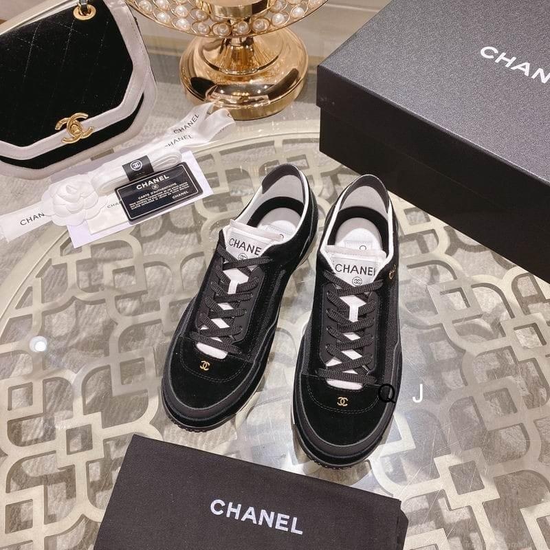 Chanel Chanel Low Cut Man Ts Chanel sz35-40 5C XJ0701